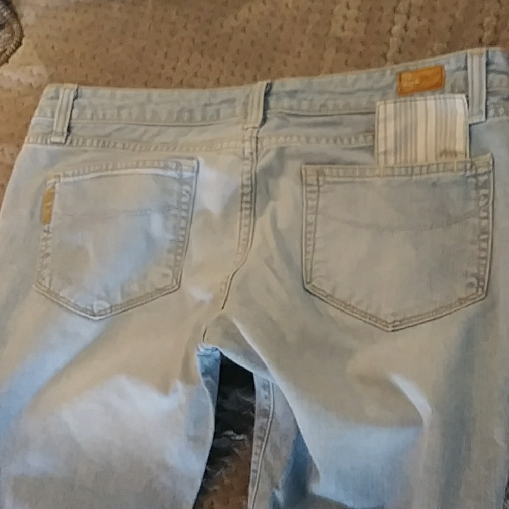 Paige light blue skinny jeans